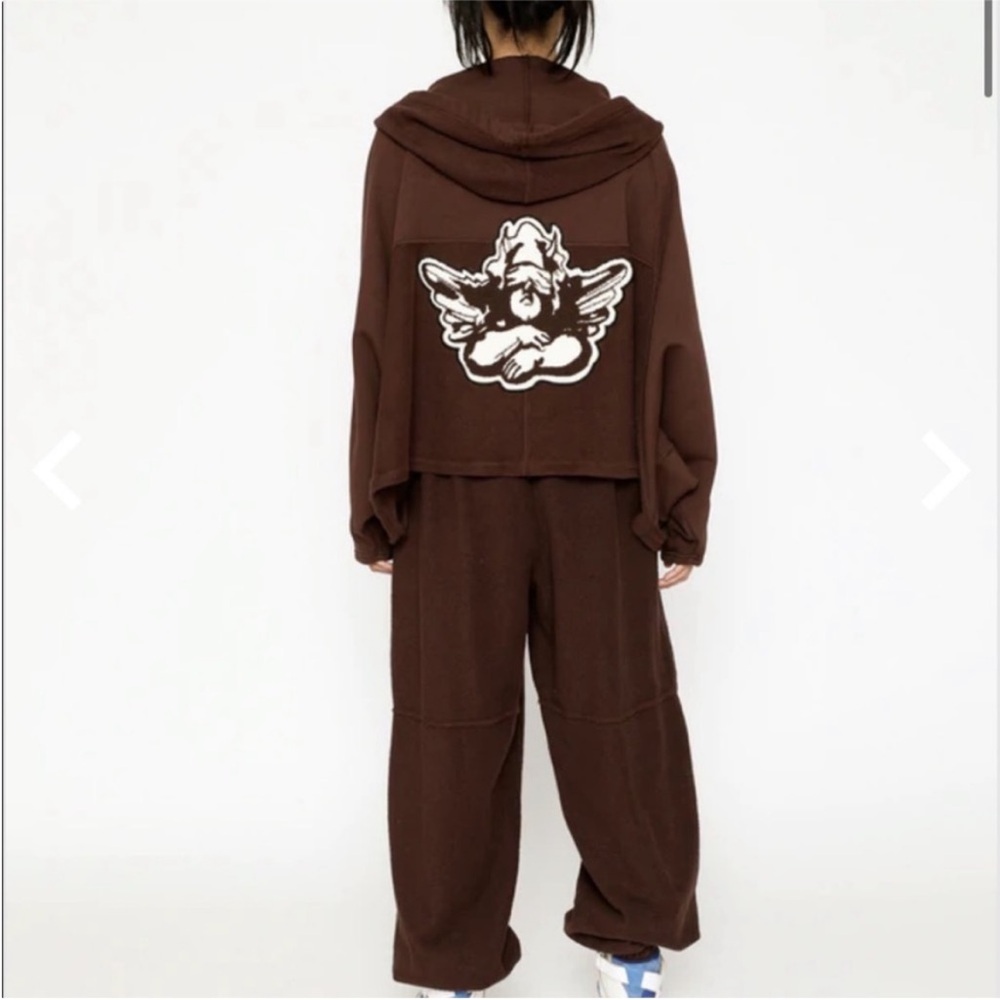 Boys Lie Brown Hoodie with Graphic